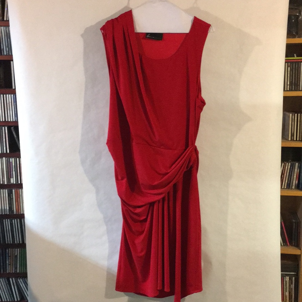 Lane Bryant Sleeveless Red Dress